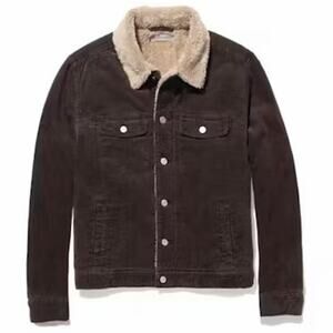 Outerknown Paz Cord Trucker In Brown